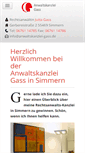 Mobile Screenshot of anwaltskanzlei-gass.de